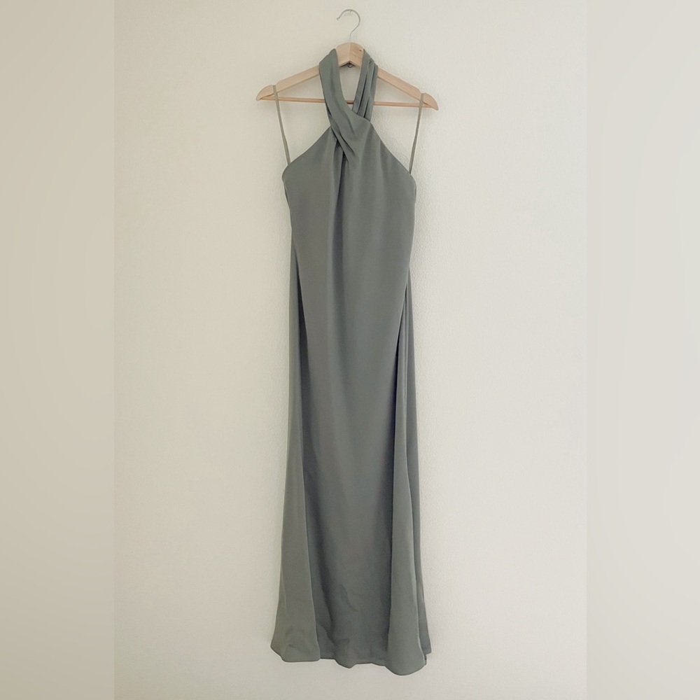 Sage Green Bridesmaid / Wedding Guest Dress